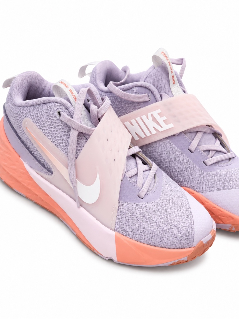 Nike Hustle D12  Kids Lavender and Peach Training Shoes
